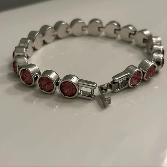 Touchstone Crystal Pink Ice Bracelet - Picture 6 of 7